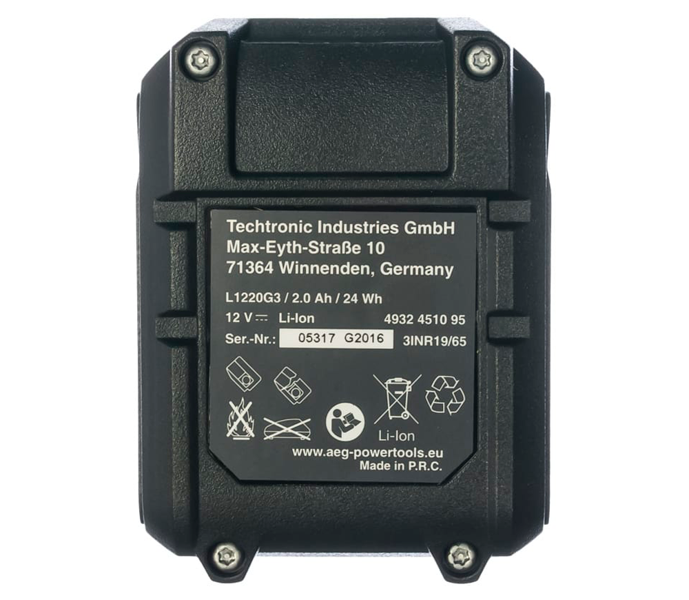 Acumulator AEG L1220 G3 4932451095 Slider 12V 2Ah photo 2