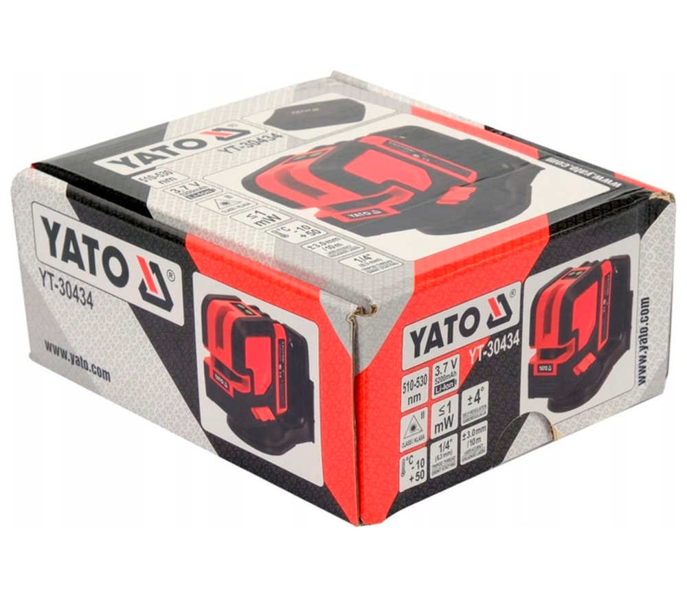 Nivelă cu laser YATO  YT30434 2fascicole 10m photo 4
