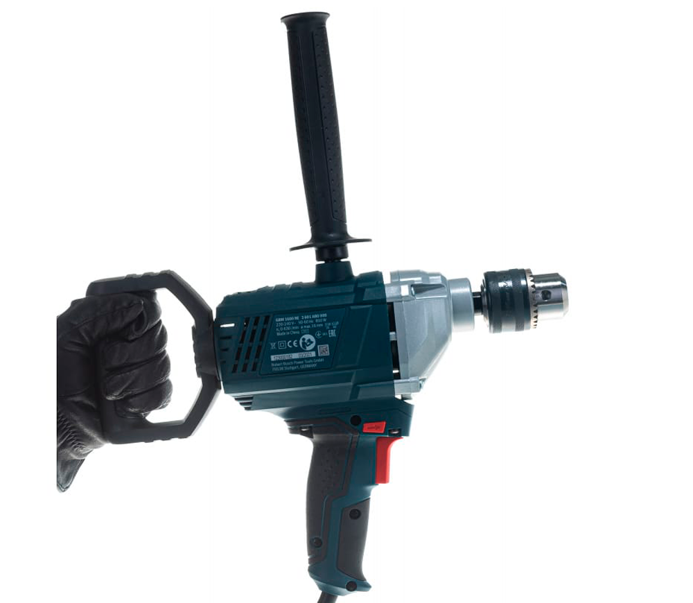 Mașină de găurit fără percuție BOSCH GBM 1600RE 850w photo 6