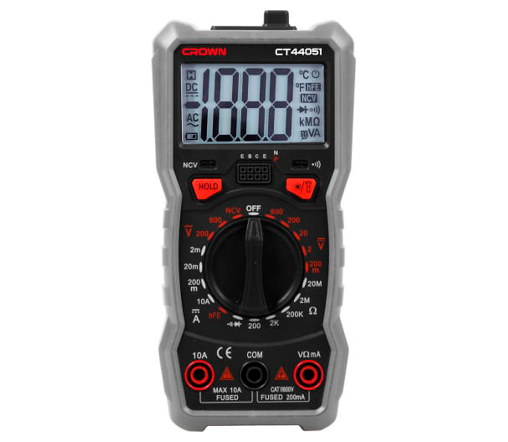 Multimetru digital CROWN CT44051 0/600V 0/10A photo 0