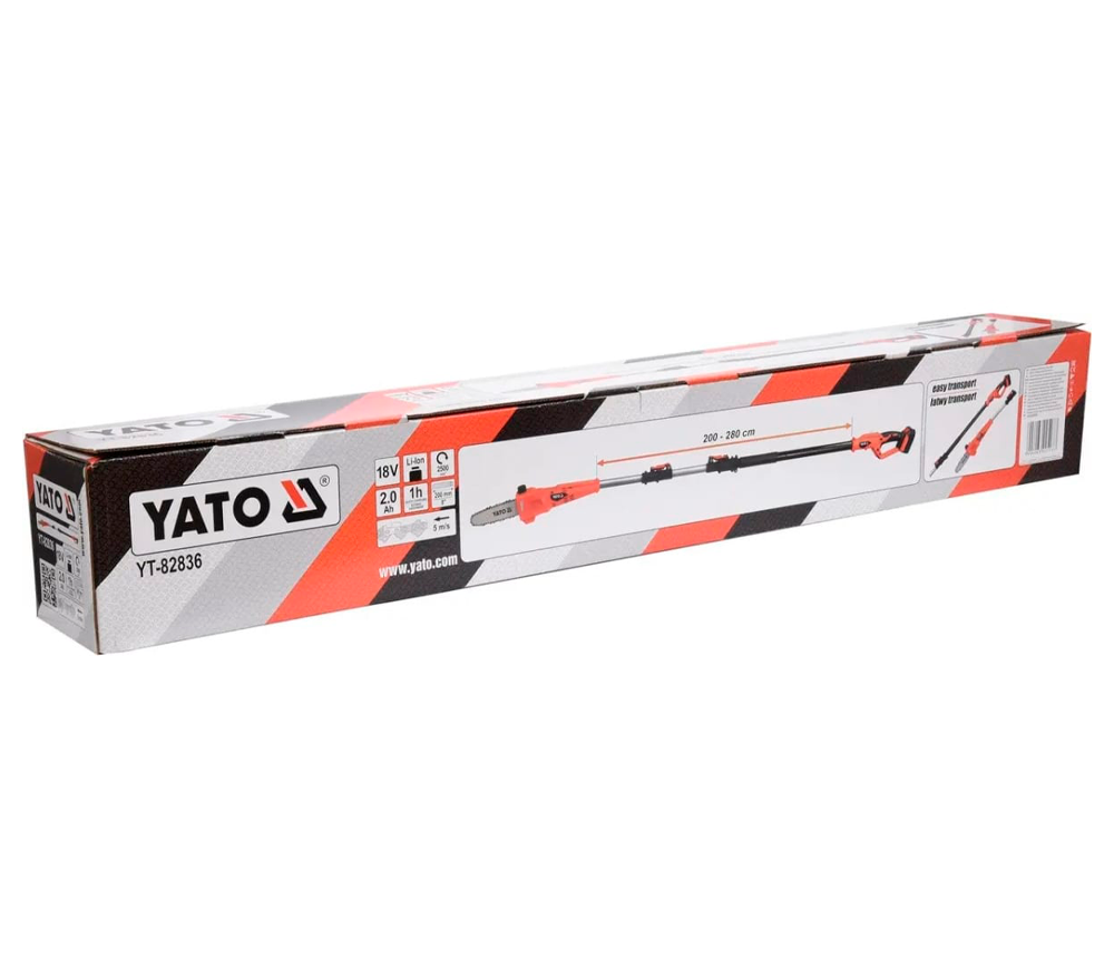 Fierăstrău cu lanț cu acumulator YATO YT82836 200mm 18V 2Ah photo 4