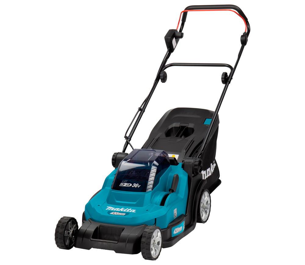 Mașină de tuns gazonul cu acumulator MAKITA DLM432CT2 430mm 2x18V 5Ah photo 1