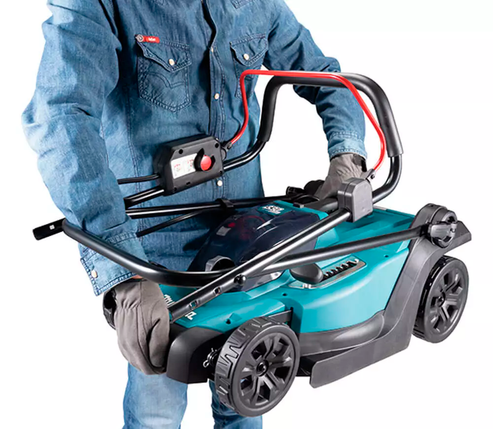 Mașină de tuns gazonul cu acumulator (fără bat) MAKITA DLM330Z 330mm 18V photo 6