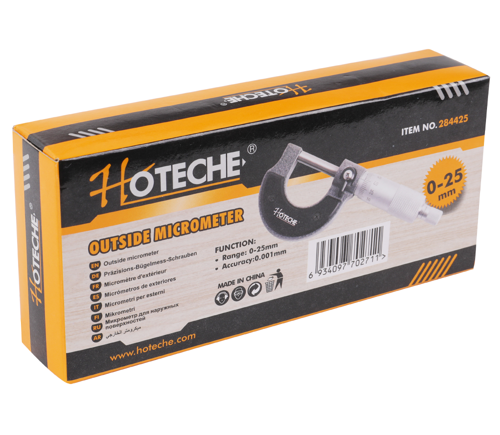 Subler HOTECHE 284425 25mm Oțel photo 0
