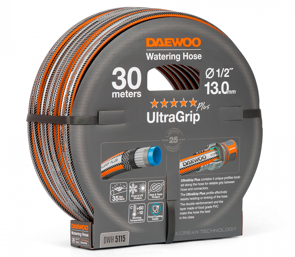 Furtun armat DAEWOO UltraGrip Plus DWH 5115 30m photo
