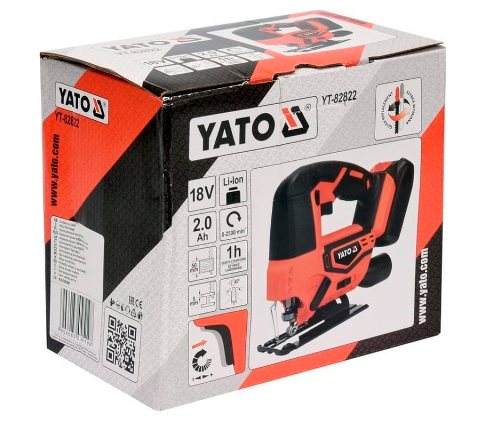 Fierăstrău pendular cu acumulator YATO YT82822 18V 2Ah photo 2