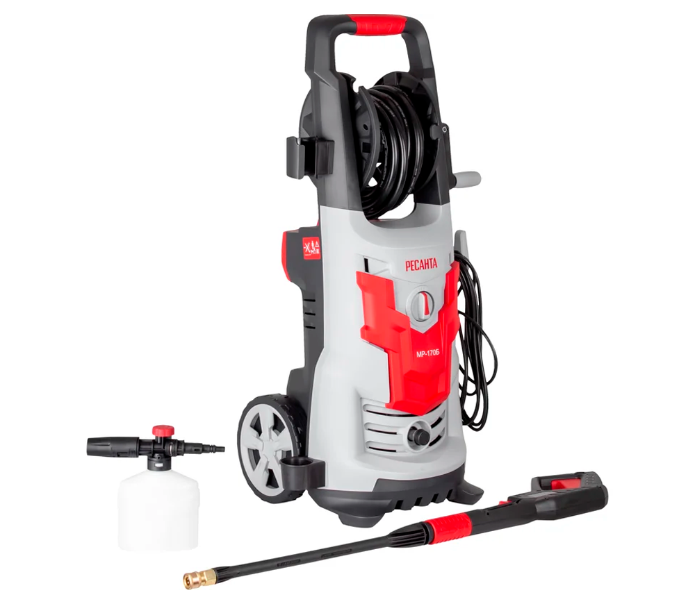 Aparat de spălat cu presiune RESANTA MP-170Б 1900w 170bar 375l/h photo 1