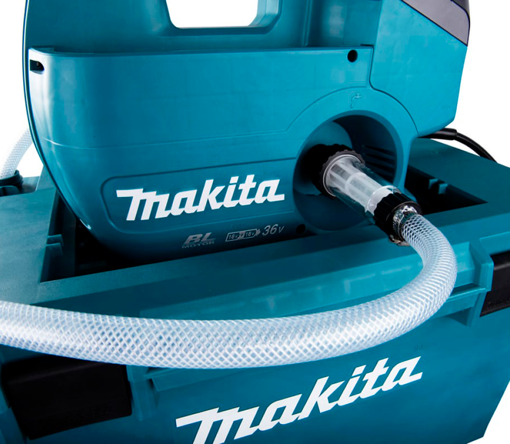 Aparat de spălat cu presiune сu acumulator (fără bat) MAKITA DHW080ZK  80bar 380l/h 2x18V photo 1