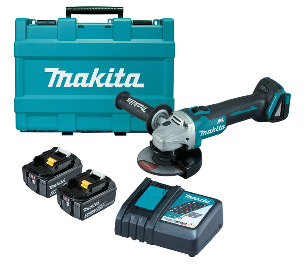 Polizor unghiular cu acumulator MAKITA DGA511RTE 125mm 18V 5Ah photo 1