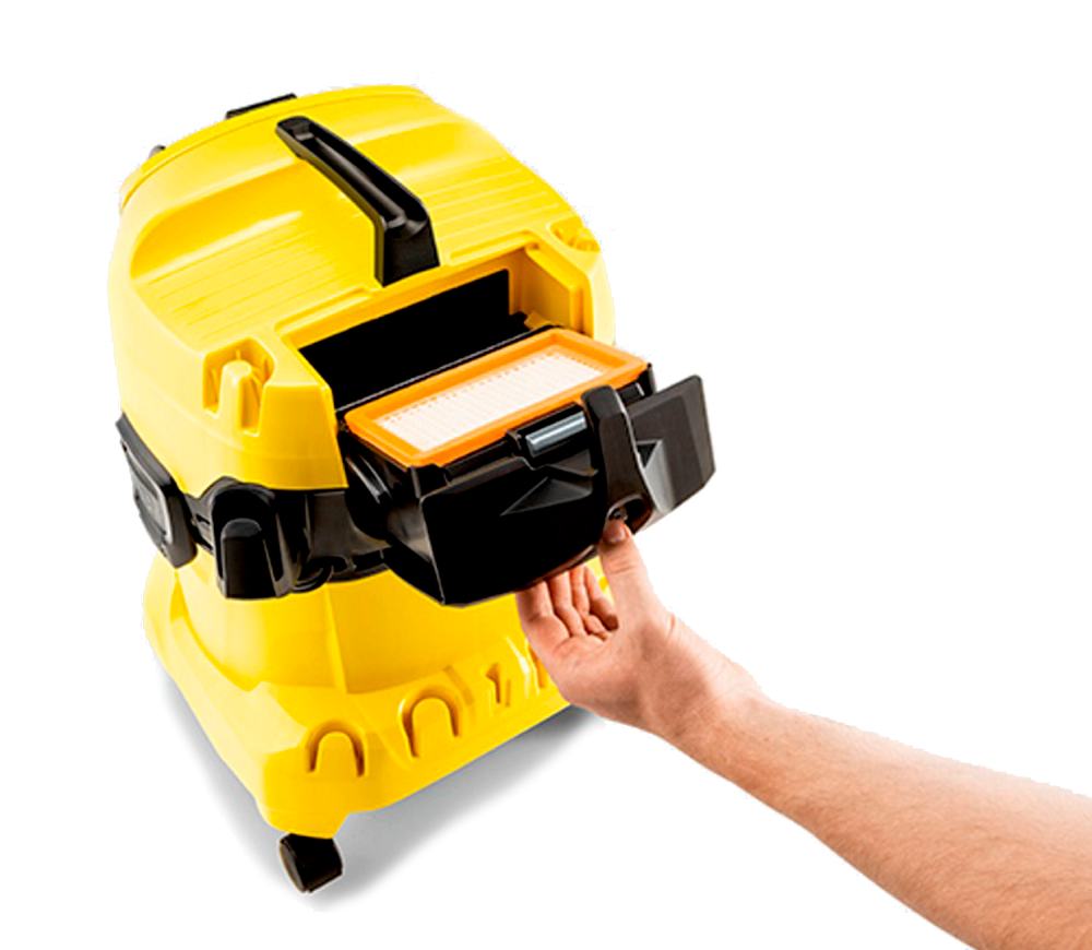 Пылесос промышленный KARCHER WD 4 V-20/5/22 1000вт  20л photo 0