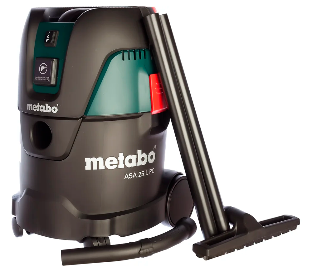Aspirator industrial METABO ASA 25 L PC 1250w 210mbar 25L photo 1