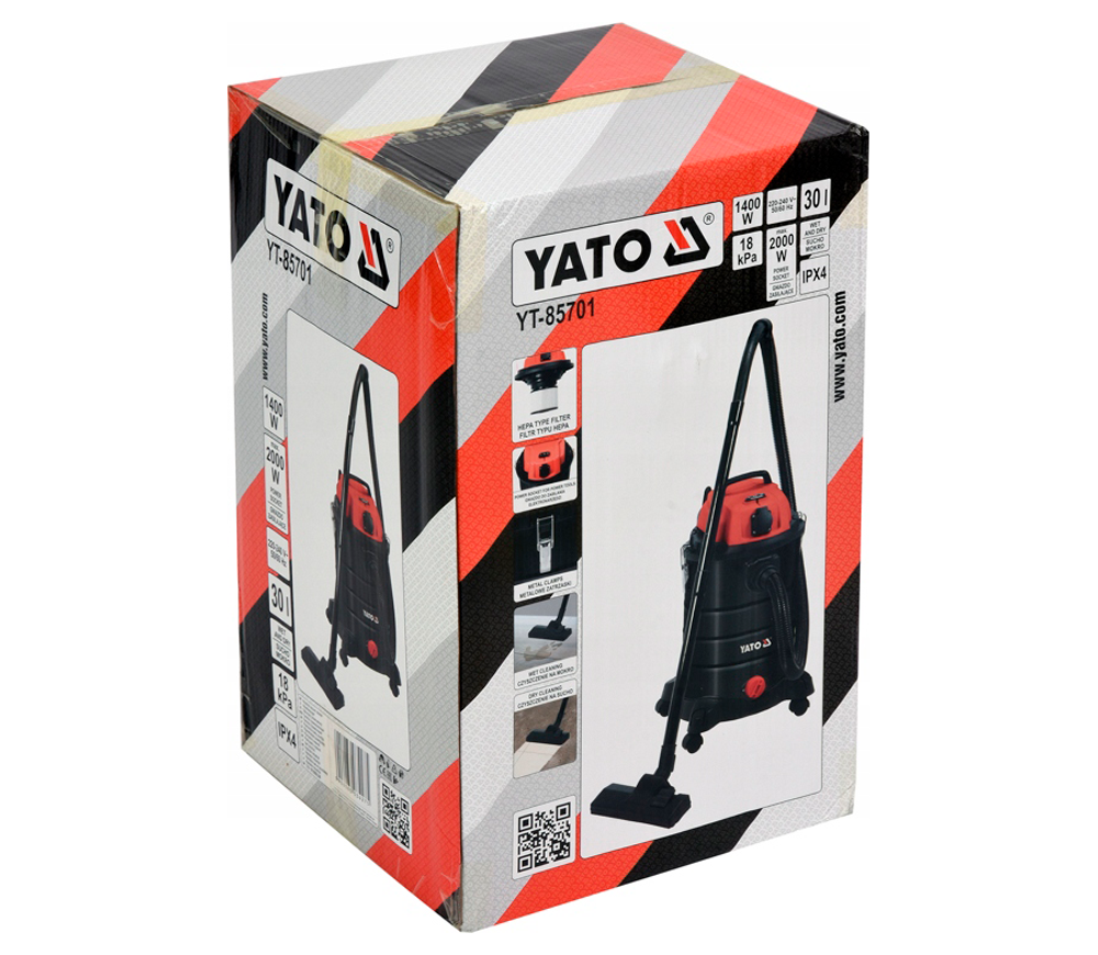 Aspirator industrial YATO YT85701 1400w 180mbar 30L photo 4