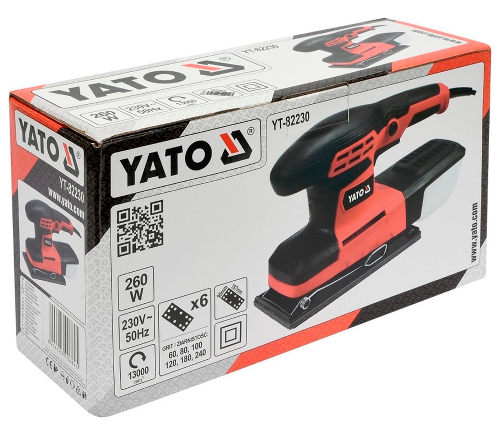 Mașină de șlefuit cu vibrații YATO YT82230 260w photo 3