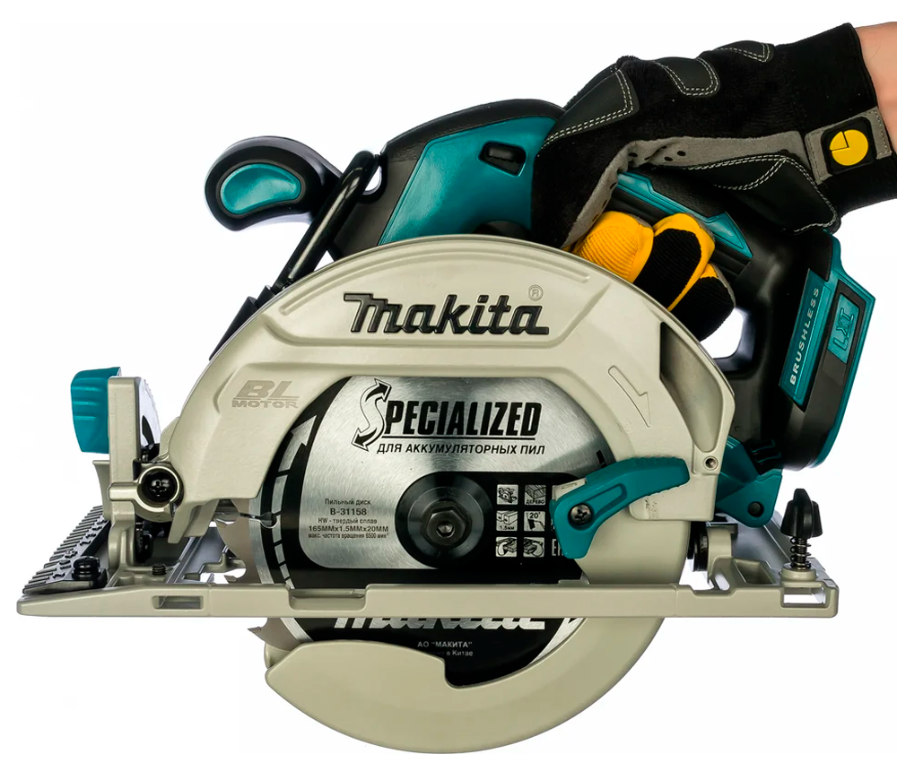 Fierăstrău circular cu acumulator (fără bat) MAKITA DHS680Z 165mm 18V photo 3