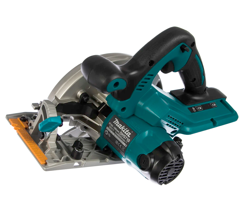 Fierăstrău circular cu acumulator (fără bat) MAKITA DHS710Z 190mm 2x18V photo 2