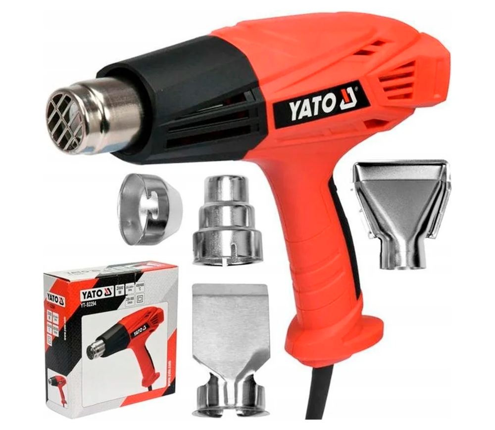 Suflantă de aer cald YATO YT82294 2000w 600°C photo 0