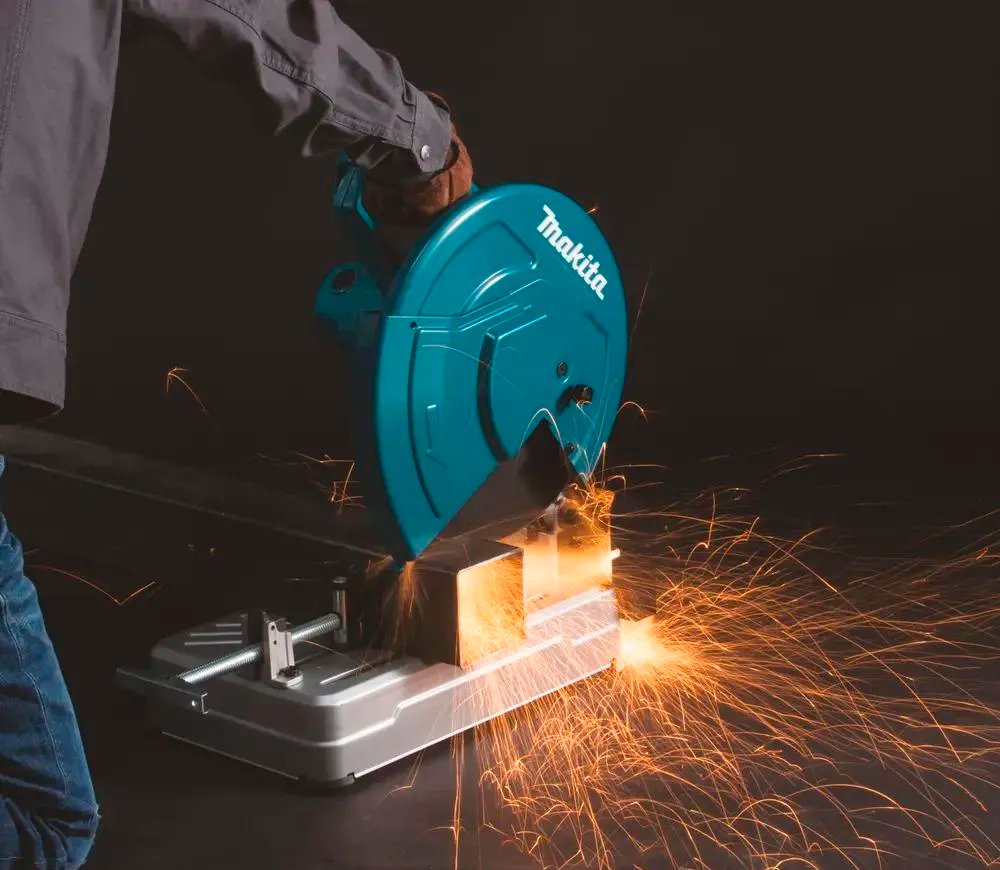 Fierăstrău abraziv pentru tăiat metal MAKITA LW1400 2200w 355mm photo 4