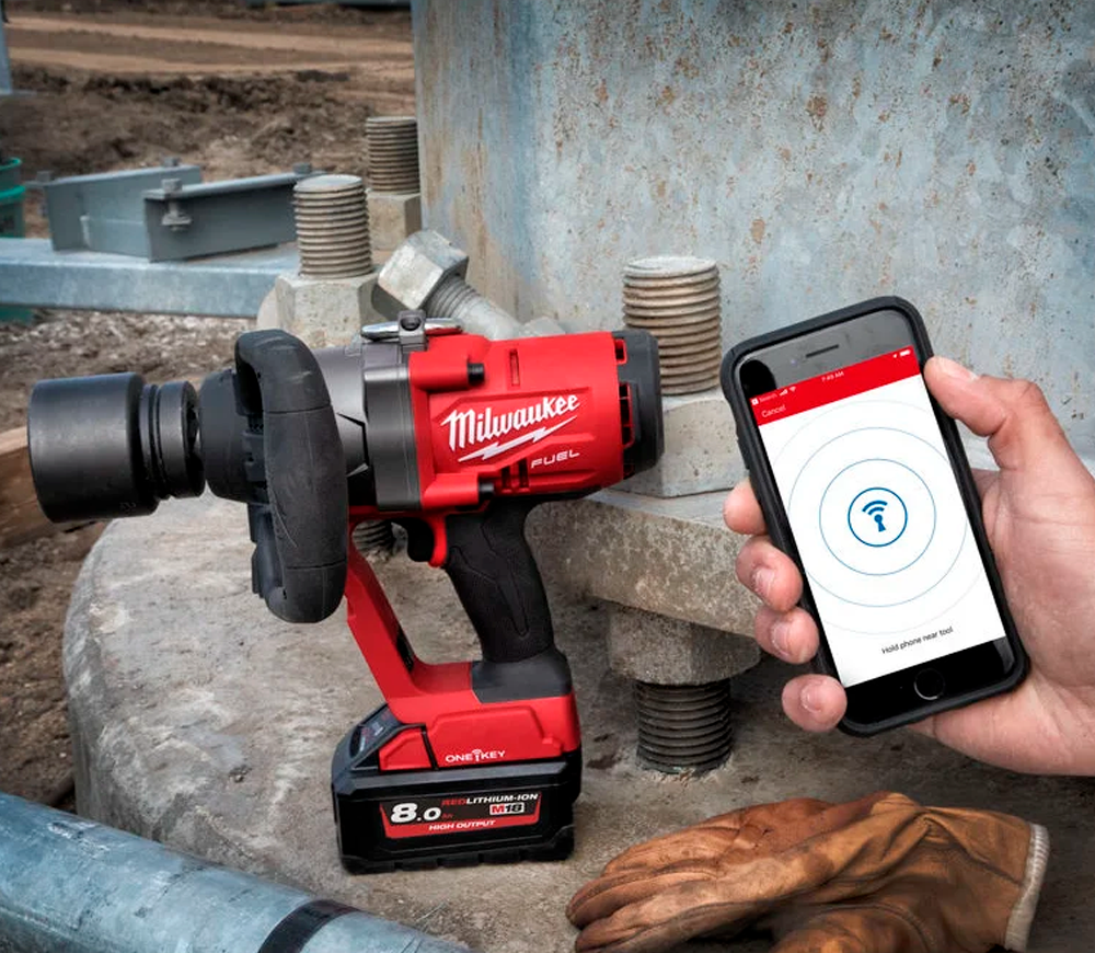 Mașină de înșurubat fără fir cu impact (fără bat) MILWAUKEE M18 ONEFHIWF1-802X ONE-KEY 2400Nm photo 2