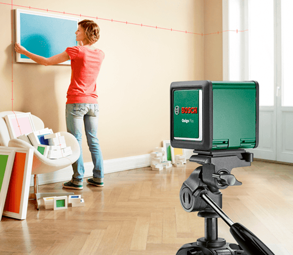 Nivelă cu laser BOSCH Quigo Plus 603663602 2fascicole 7m photo 1