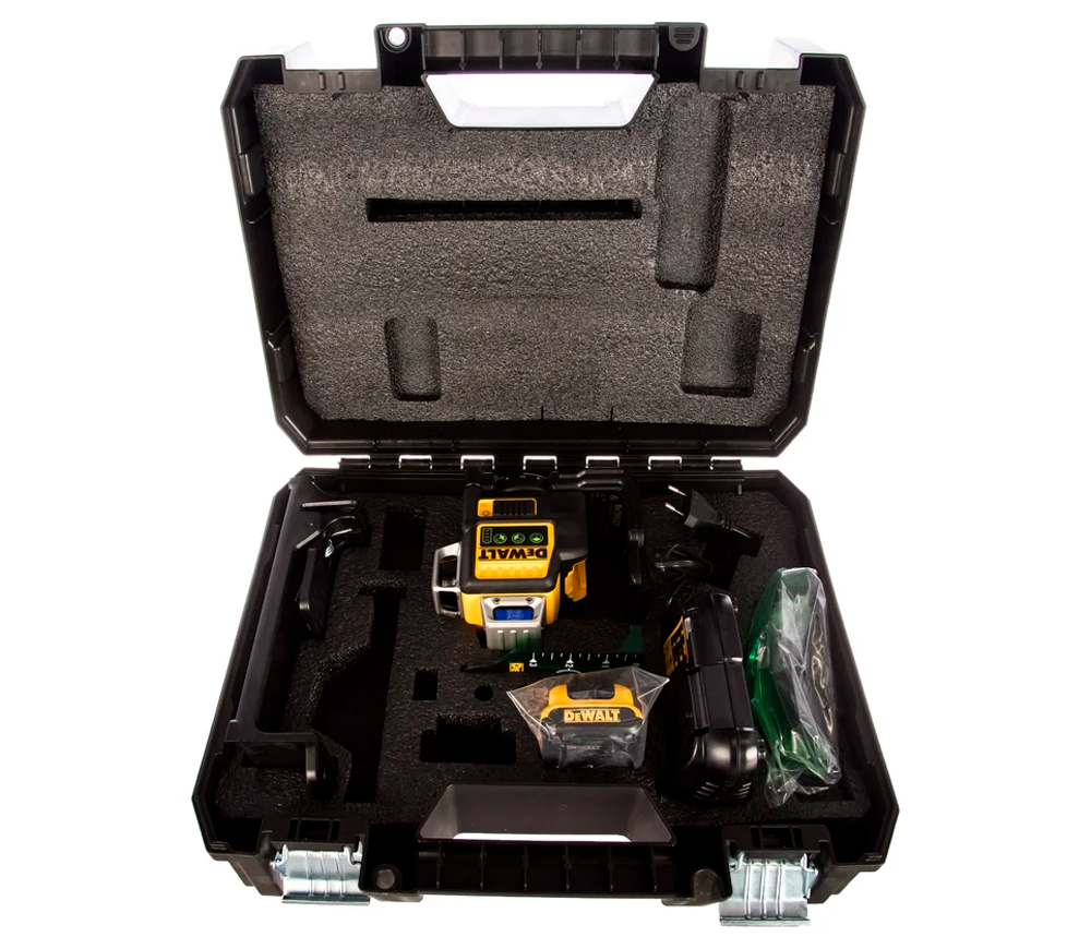 Nivelă cu laser DEWALT  DCE089D1G 3fascicole 35m photo 7