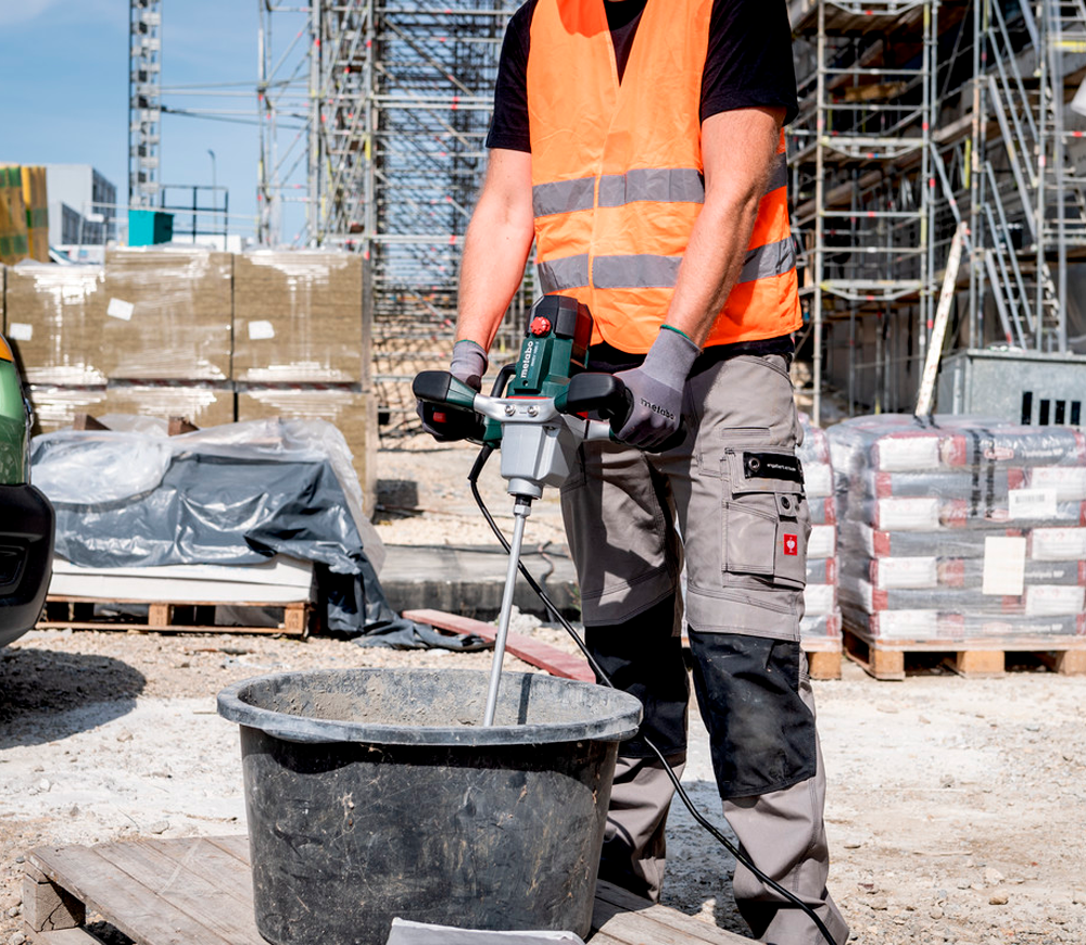 Mașină de amestecat mortar METABO RWEV 1600-2 1600w photo 2