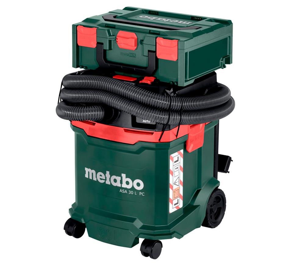 Aspirator industrial METABO ASA 30 L PC 1200w 225mbar 30L photo 2