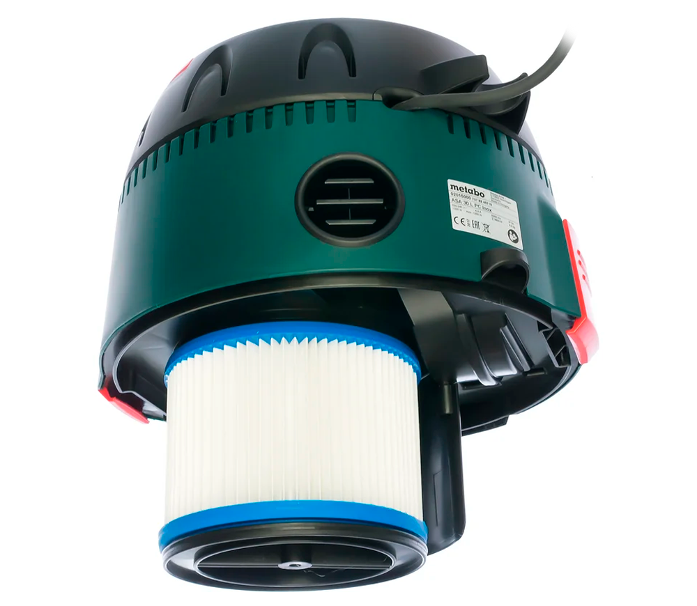 Aspirator industrial METABO ASA 30L PC Inox 1250w 210mbar 30L photo 3