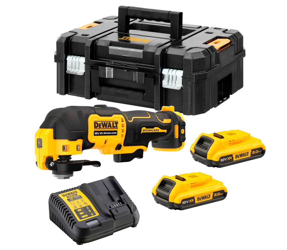 Uneltă multifuncțională fără fir DEWALT DCS353D2 18V  2x2Ah 18000osc/min photo