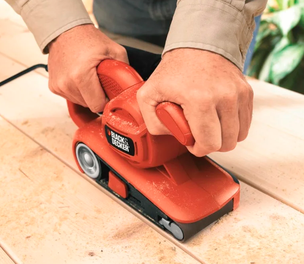 Mașină de șlefuit cu bandă BLACK&DECKER KA86-QS 720w 75 mm photo 6