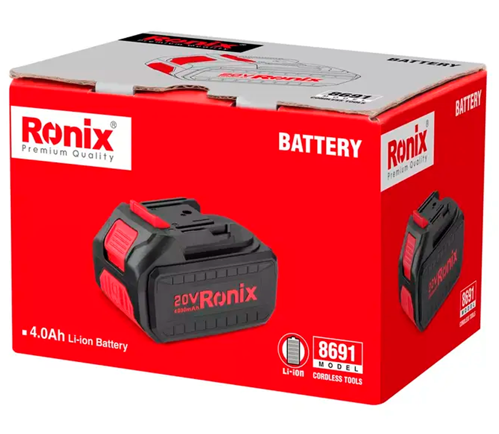 Acumulator RONIX 8691 Slider 20V 4Ah photo 7