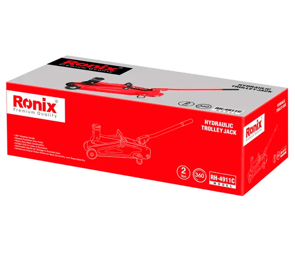 Cric hidraulic tip crocodil RONIX RH-4911C 135-340 mm 2000kg photo 9