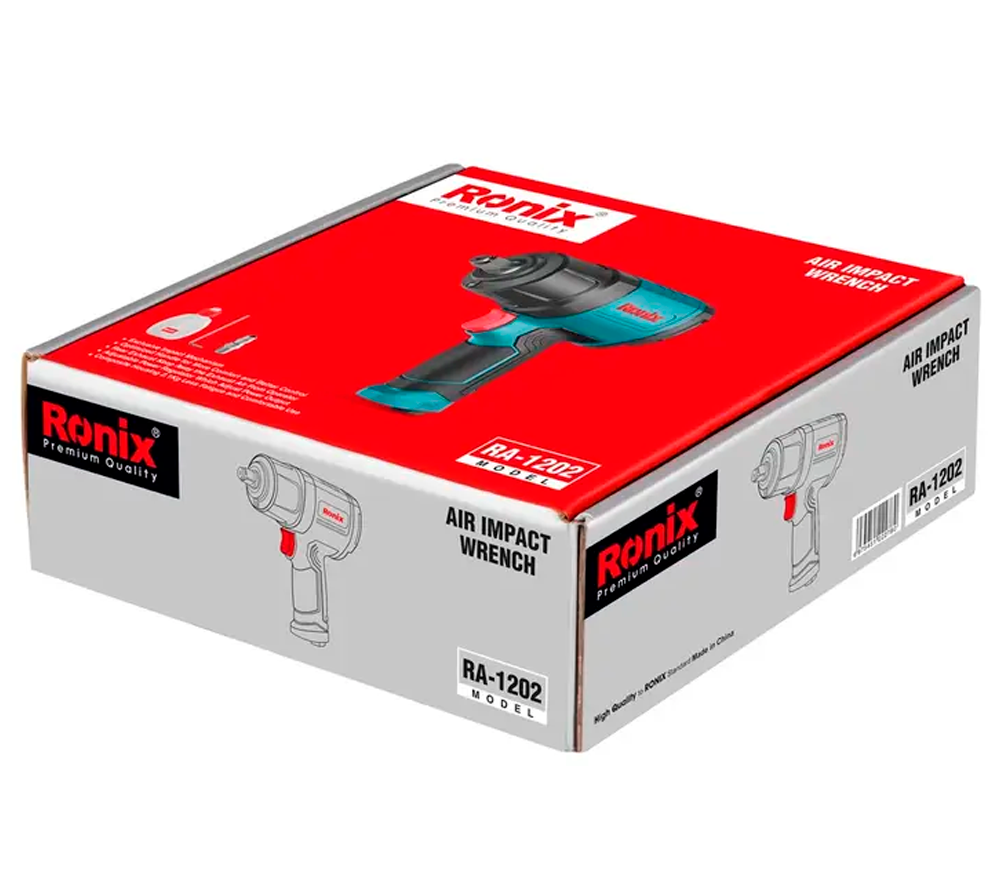 Mașină de înșurubat cu impact pneumatică RONIX RA-1202 1150Nm 8000rot/min photo 5