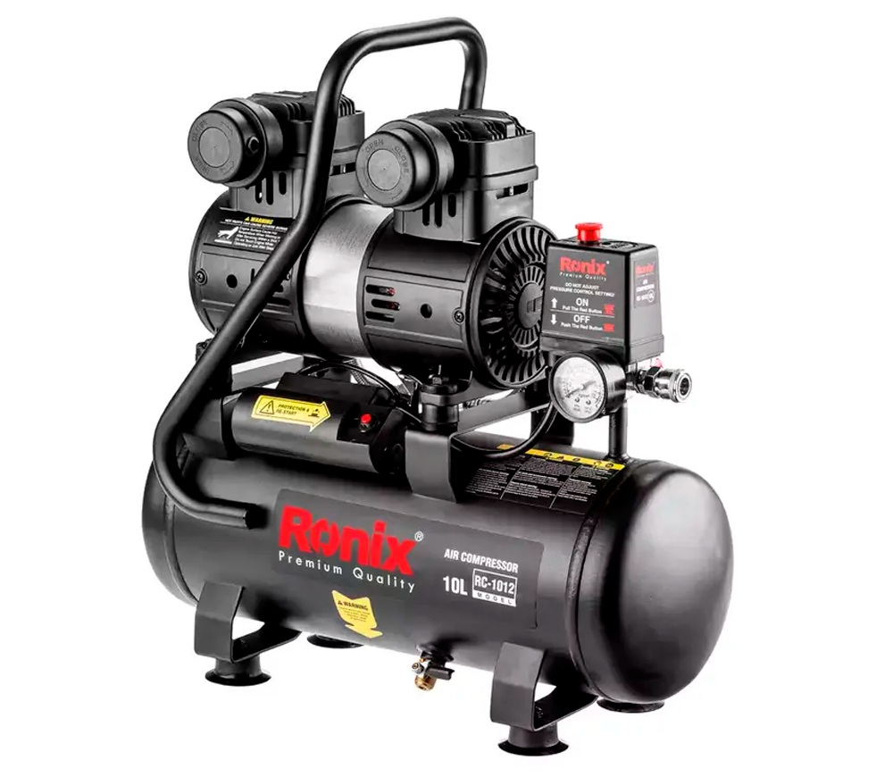 Compresor fără ulei RONIX RC-1012 80l/min 10L photo 0