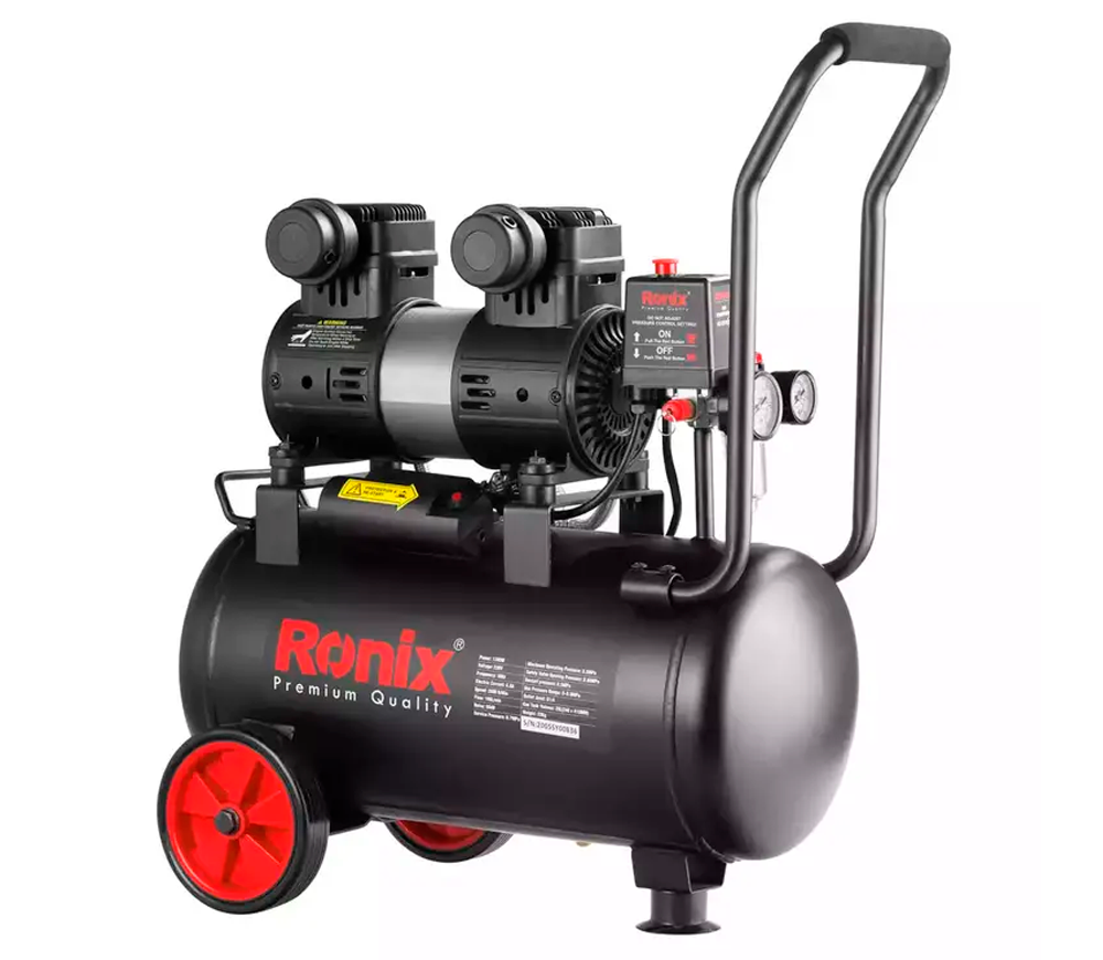 Compresor fără ulei RONIX RC-2512 100l/min 25L photo 1