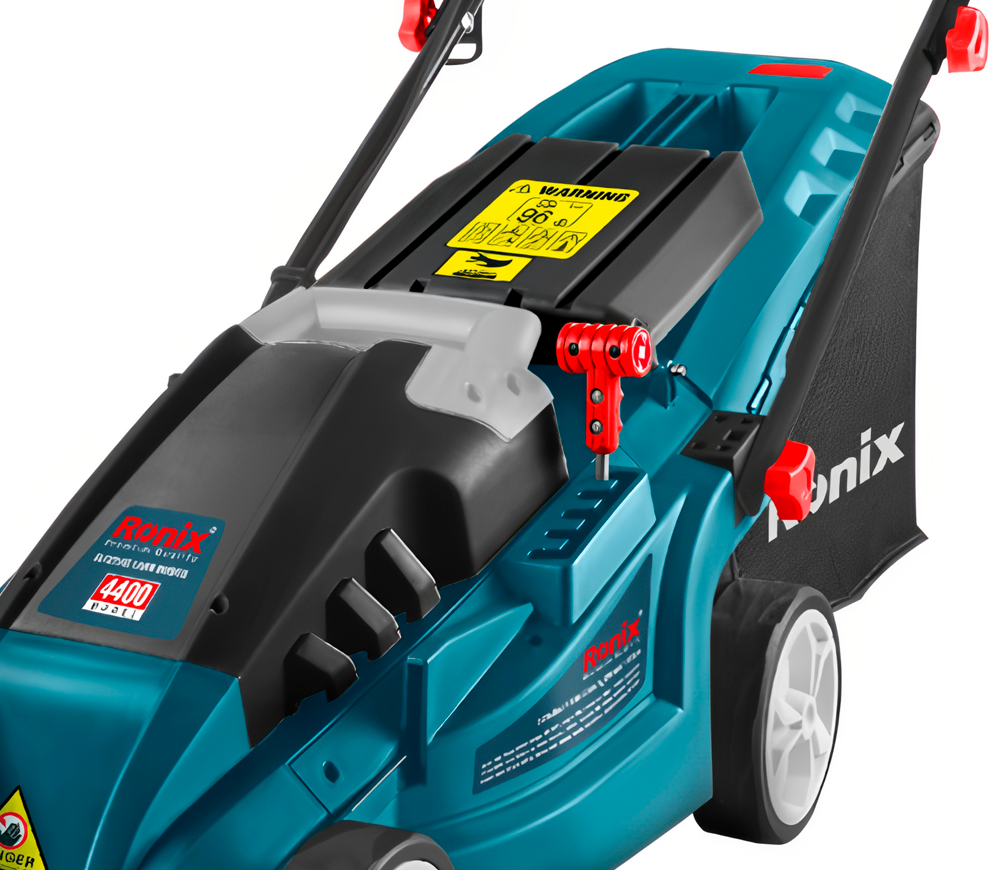 Mașină de tuns gazonul electrică RONIX 4400 1600w 380mm photo 1