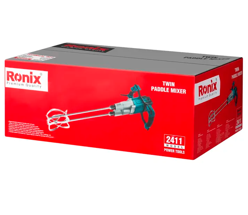 Mașină de amestecat mortar RONIX 2411 2050w photo 13