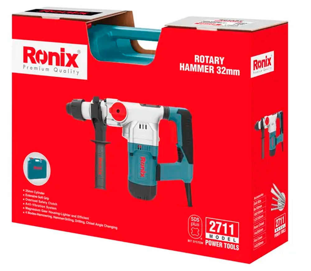 Ciocan rotopercutor RONIX 2711 1200w SDS-Plus photo 8