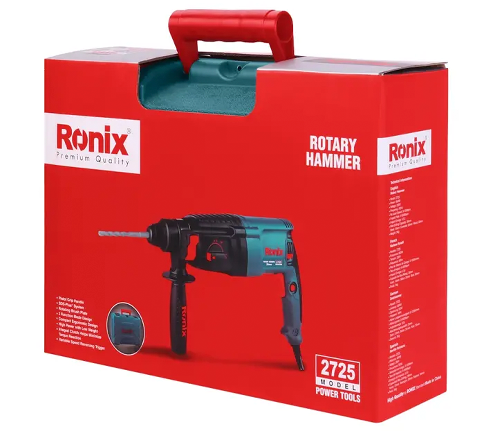 Ciocan rotopercutor RONIX 2725 850w SDS-Plus photo 6