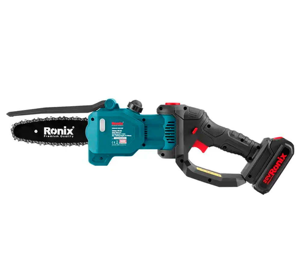 Fierăstrău cu lanț cu acumulator RONIX 8600 195mm 20V 2Ah photo 0
