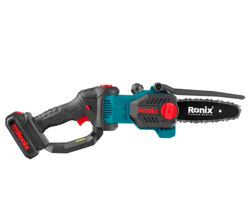 Fierăstrău cu lanț cu acumulator RONIX 8600 195mm 20V 2Ah photo 1