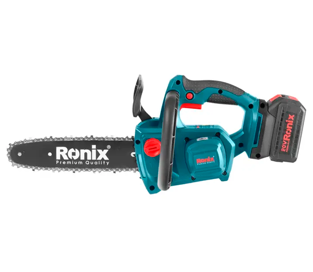Fierăstrău cu lanț cu acumulator RONIX 8651 254mm 20V 4Ah photo 0