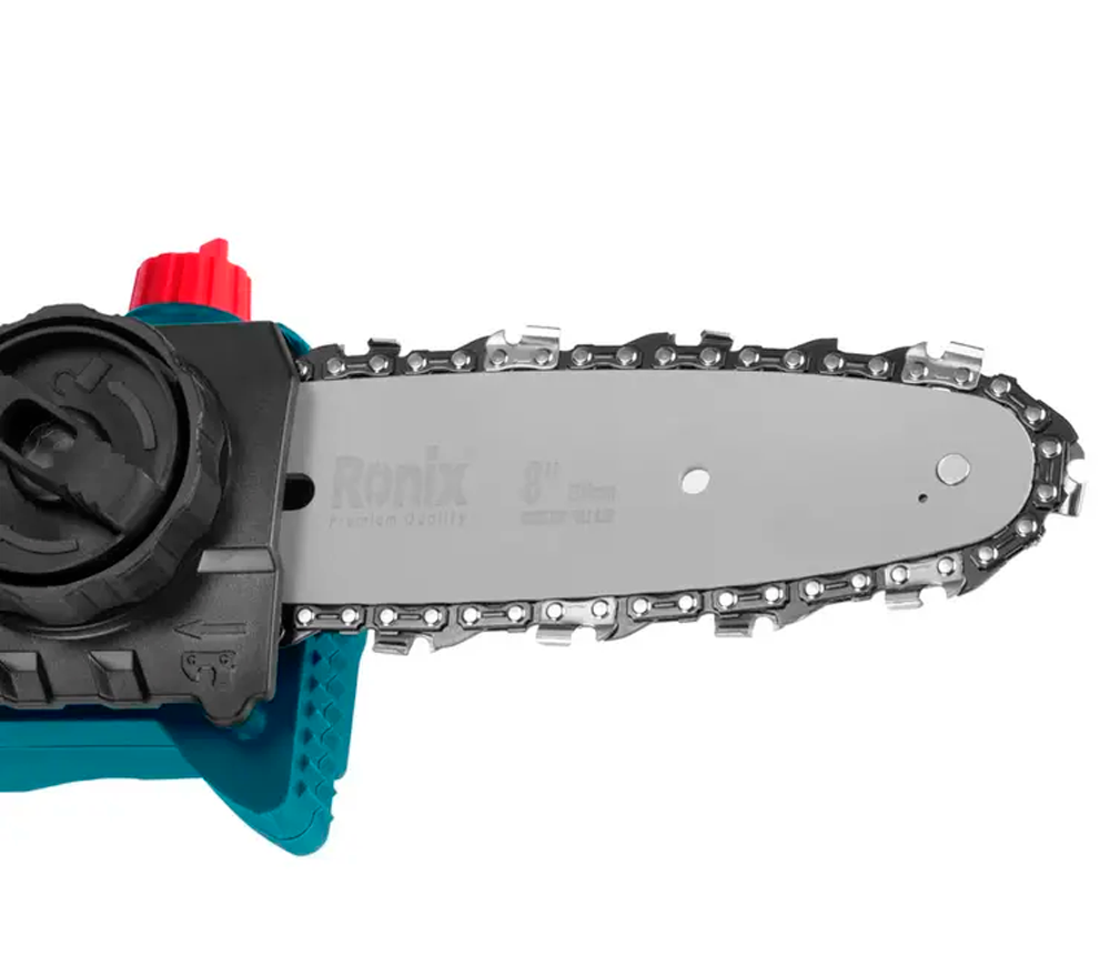 Fierăstrău cu lanț telescopic cu acumulator RONIX 8602 200mm 20V 2Ah photo 2
