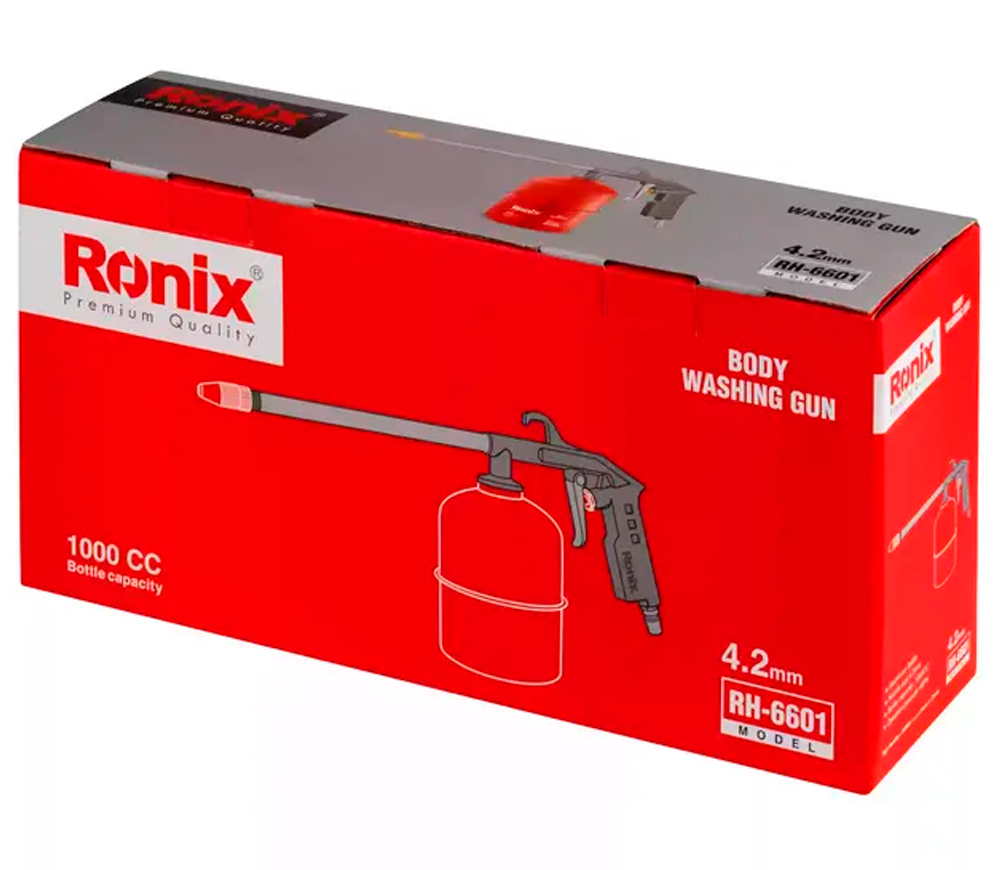 Pistol pneumatic de spalat RONIX RH-6601 1L  3bar photo 7