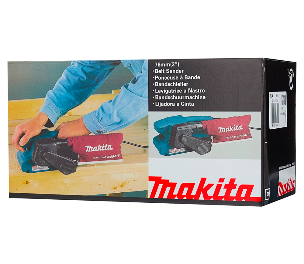 Mașină de șlefuit cu bandă MAKITA 9910 650w 76 mm photo 8