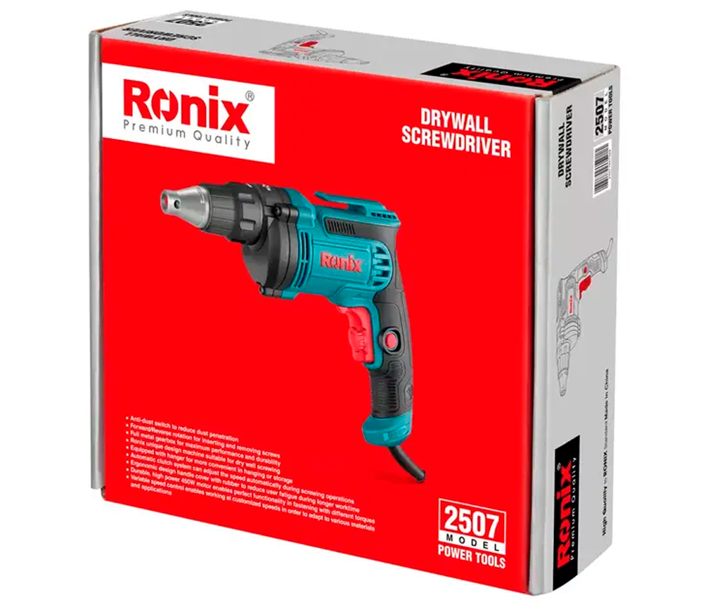 Mașină de înșurubat pentru regips RONIX 2507 450w photo 7