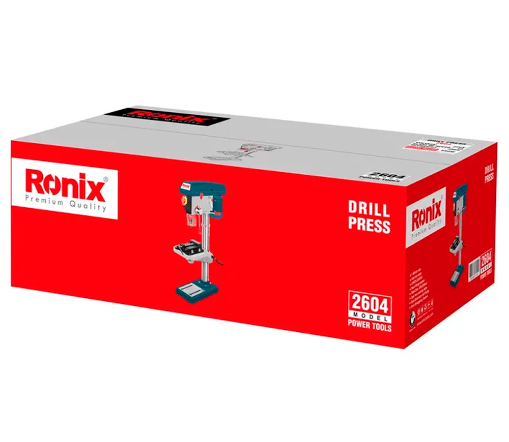 Maşină de găurit cu coloană și masă RONIX 2604 550w photo 10