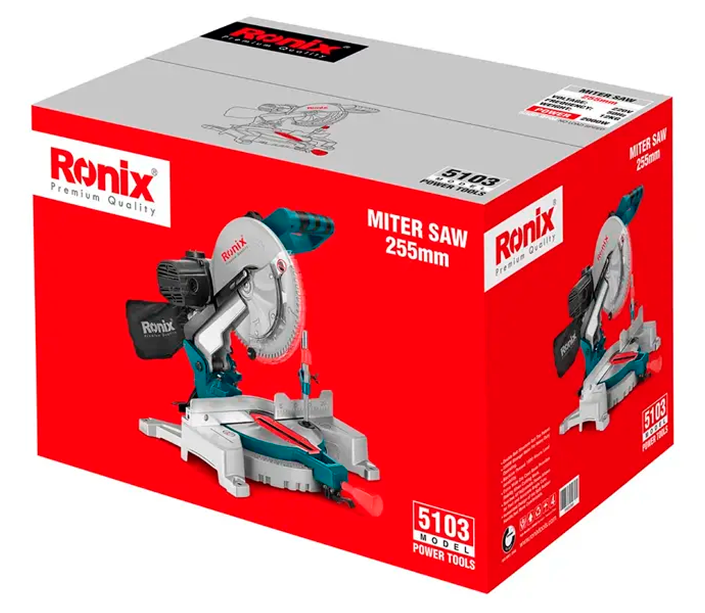 Торцовочная пила RONIX 5103 2000вт 255мм photo 12