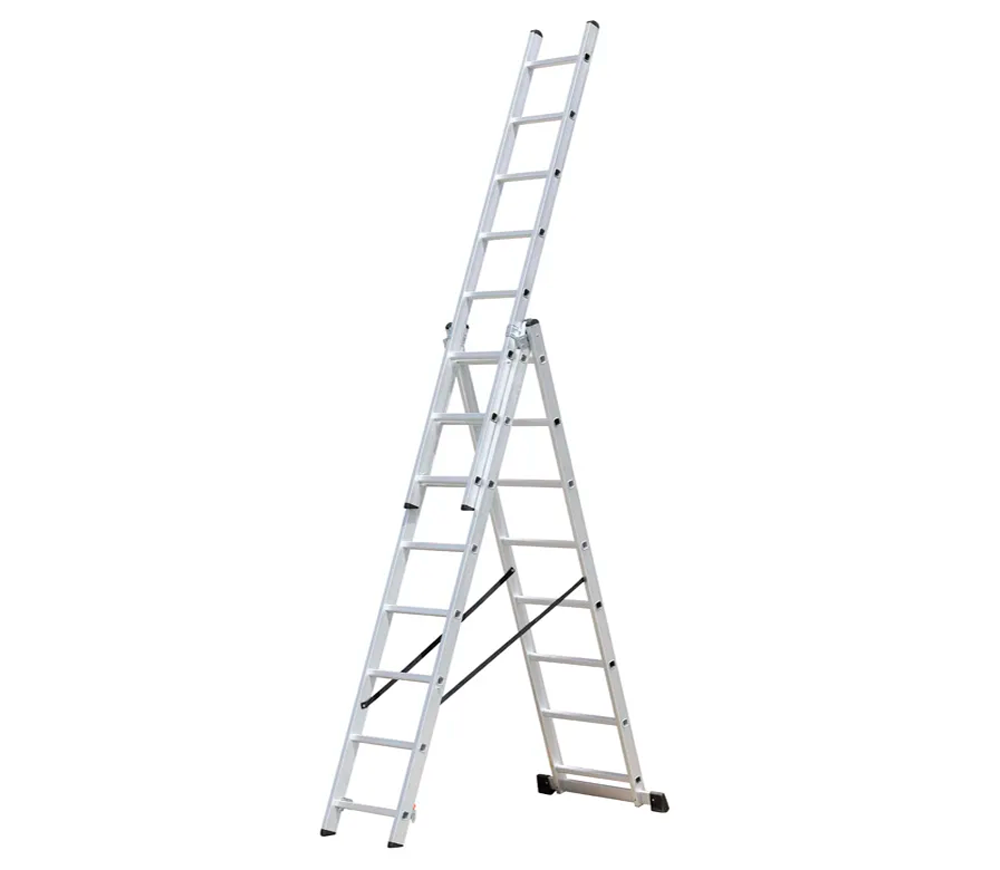 Scară cu trei tronșoane LIDER-TECH AC0308A 5.08m 150kg photo