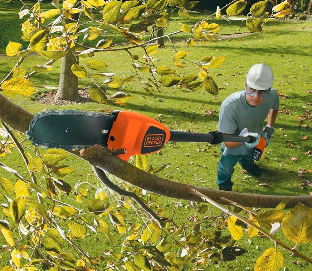 Fierăstrău cu lanț cu acumulator telescop. BLACK&DECKER GPC1820L20-QW 200mm 18V 2Ah photo 4