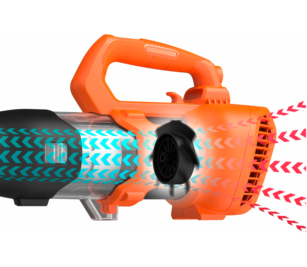 Воздуходувка аккумуляторная BLACK&DECKER BCBL200L 9600л/мин 18В 2Ач photo 2